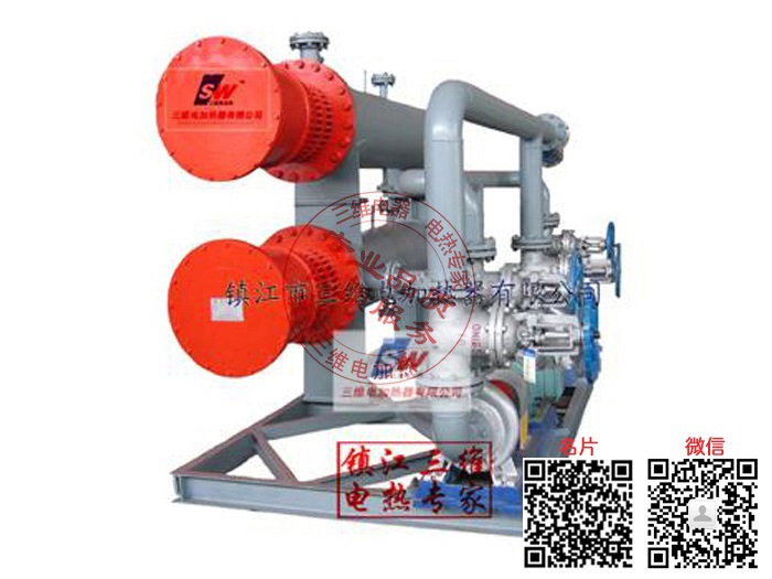 產品名稱：導熱油電加熱器
產品型號：SWDL-a-b/a為介質,b為功率大小
產品規格：0KW～10000KW/非標定制